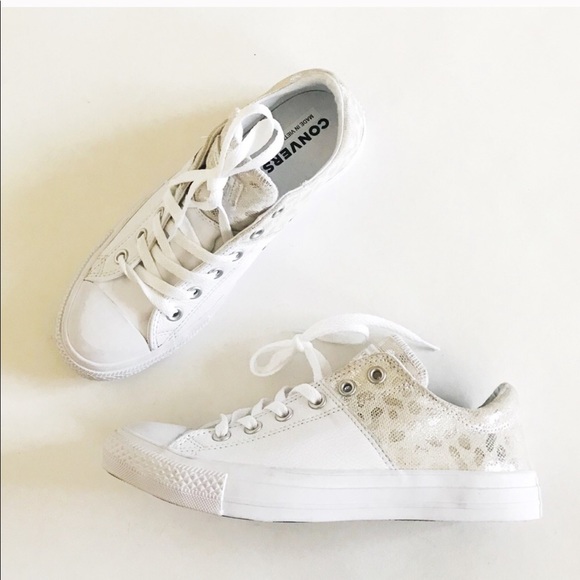 Converse Shoes - White leather Converse